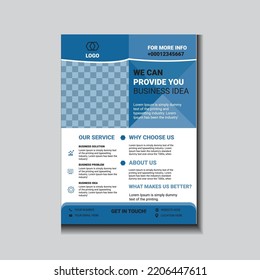 Business letterhead Flyer Template  Vector Design Corporate Creative business flyer or poster design template.