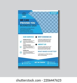 Plantilla de volante de membrete de negocios Diseño de vectores Diseño de empresa Creativo volante de negocios o plantilla de diseño de afiches.