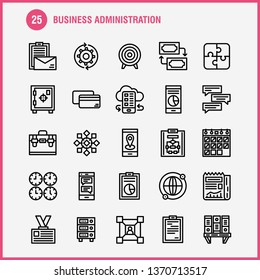 Business Line Icon Pack For Designers And Developers. Icons Of Gaming, Puzzle, Business, Business, Cog, Gear, Optimization, Mobile, Vector