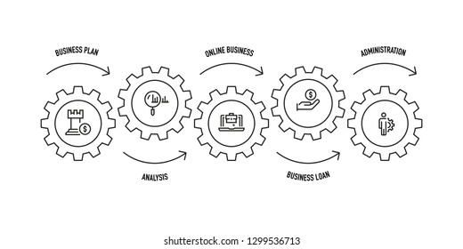 BUSINESS LINE ICON SET