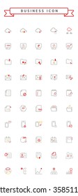 Business Line Icon Set