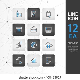 business Line icon set