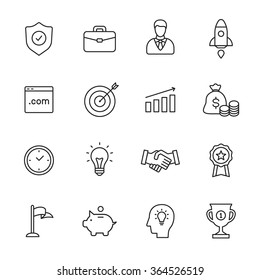 Business line icons