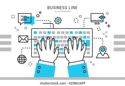 business line illustration
