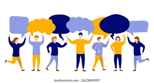 Business line work customer support icon outline vector service computer phone teamwork flat man woman communication email laptop online design cartoon connection internet information