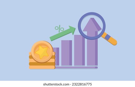Business linear marker analysis research icon.on blue background