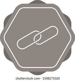 Business Link Line Vector Icon