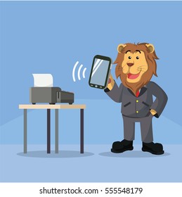 business lion smartphone mobile payment device