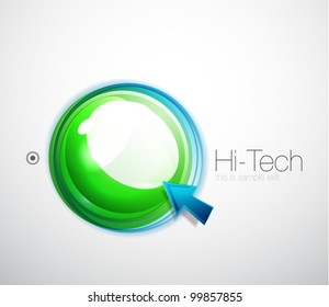 Business liquid bubble background
