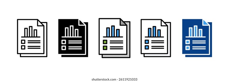 Business Listing Icon Set Multiple Style Collection