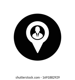 Geschädigtes, abgerundetes Symbol. Bearbeitbare Vektorillustration EPS Symbol Illustration. 