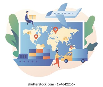 852 Supply chain cartoon Images, Stock Photos & Vectors | Shutterstock