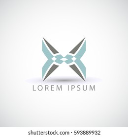 business logo abstract infinity vector sign