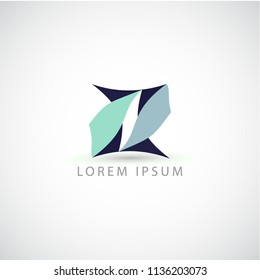 business logo abstract letter Z vector sign
