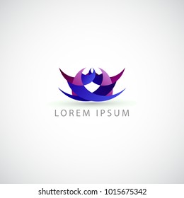 business logo abstract shape vector sign