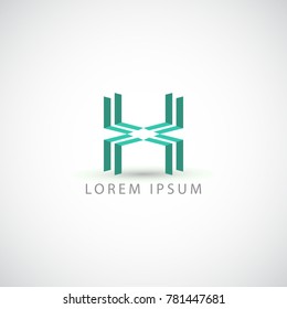 business logo abstract  spider vector sign