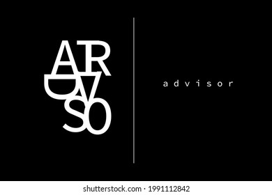 business logo for advisors, vector design