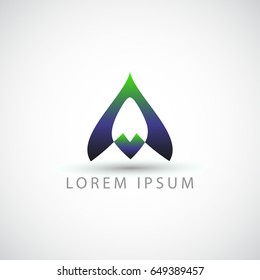 business logo airplane vector sign