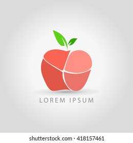 business logo apple vector sign
