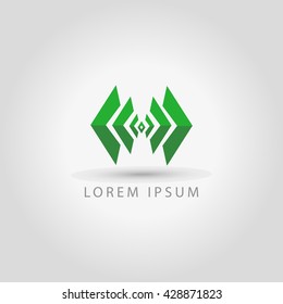 business logo arrows vector sign
