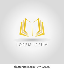 business logo book vector sign