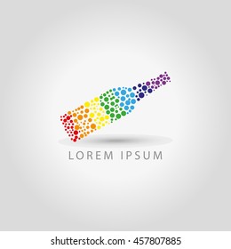 business logo bottle vector sign