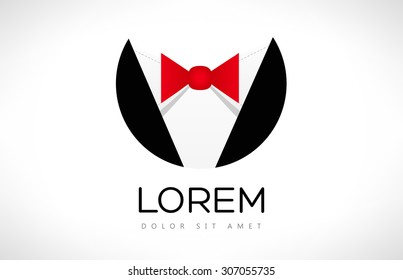 Business logo. Bow tie vector