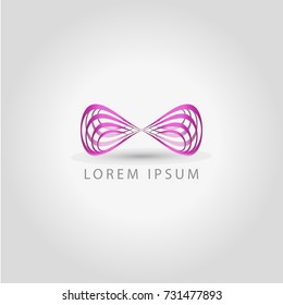 business logo bow vector sign