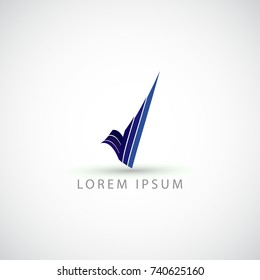 business logo check mark vector sign