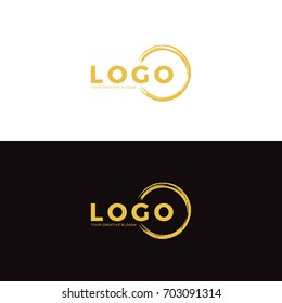 Business logo circle, logo illustration