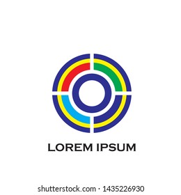 Business logo circle vector - Vector
