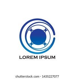 Business logo circle vector - Vector
