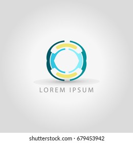 business logo circle vector sign