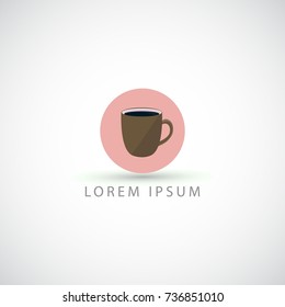business logo coffee cup vector sign