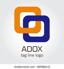 Business Logo collection, abstract geometric business icon design