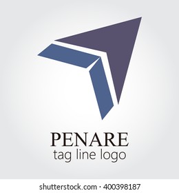 Business Logo collection, abstract geometric business icon set design