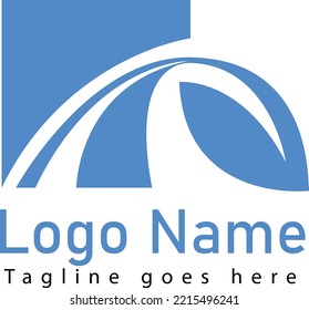 Business logo company logo blue color logo design template free