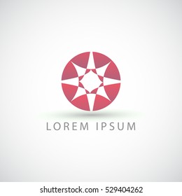 business logo Compass icon  vector sign