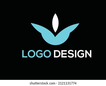 business logo design abstract mega minimalist flat style vector logo