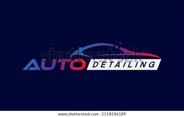 business logo design auto detailing and car
service template