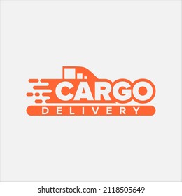 Business logo design box delivery service vector