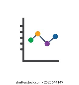 Design de logotipo comercial com barras de gráfico