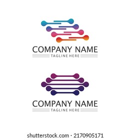 Design des Firmenlogos Concept-Bild, Vektorgrafik