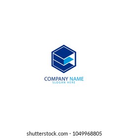 Shake Hands Hexagon Logo Design Stock Vector (Royalty Free) 1574395933