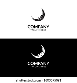 Business Logo Design Moon Illustration