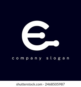 Business Logo Design, Tech, Ai logo, minimalist, vector illustration logo design.