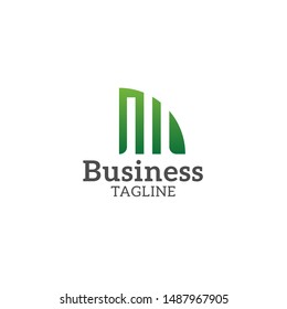 Business logo design. Vector illustration of building, landmark, home, or house Pack. Elegant, simple and luxury style.