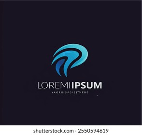 Design de logotipo comercial, ilustração vetorial
