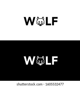 Business Logo Design Wolf Icon