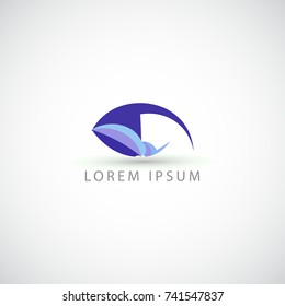 business logo eye vector sign